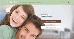 Desktop Screenshot of getahealthysmile.com